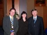 Meeting in Budapest 2006 - from left Prof. Tomas Trc / Prague, Dr. Jola Karska, Prof. T. Karski