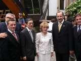 Weekend z Kultur Japosk - LUBLIN, 2 & 3 czerwca 2007. Na zdjciu Zespl z WYSOKIEGO k. ZAMOCIA oraz Pan Ambasador - Ryuichi TANABE a take - od lewej - Pan Prezes MACIEJEWSKI, od prawej Pan REDAKTOR KAWAKO. KARATE is the best method for PROPHYLACTICS and TREATMENT of SCOLIOSIS. 