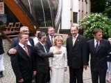 Weekend z Kultur Japosk - LUBLIN, 2 & 3 czerwca 2007. Na zdjciu Zespl z WYSOKIEGO k. ZAMOCIA oraz Pan Ambasador - Ryuichi TANABE a take - od lewej - Pan Prezes MACIEJEWSKI, od prawej Pan REDAKTOR KAWAKO. KARATE is the best method for PROPHYLACTICS and TREATMENT of SCOLIOSIS.
