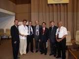 SICOT 2004, Havana/Cuba, from left: Dr J.Kaakucki MD (Poland), Dr Tony Castro de Valle MD (Cuba), Prof. Dr. Sc. Rodrigo A. Cambras (President CSOT, Head of Department), Prof. Maurice G. Hinsenkamp (Secretary General of SICOT, Belgium), Prof. John C.Y. Leong (President of SICOT, Hong Kong), Prof. T.Karski (Poland), Prof. Albert Zaratsian (Yerevan, Head of Department, Armenia) 