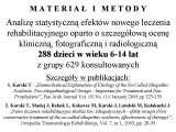 Plakaty. Edukacja. Nowe leczenie skolioz tzw. idiopatycznych.