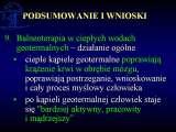 Wody geotermalne w ortopedii. Geothermal water in orthopaedic therapy.