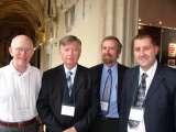 IRSSD Congress in Ghent / Belgium, 20 - 24 June 2006. From left: Prof. Asher (USA), Prof. Karski (Poland), Prof. Stokes (USA), Dr Orthop. Surgeon from UK.