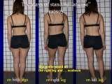 STANDING 'at free' on the right leg.Spine.Hip.Knee.Shank.LECTURE