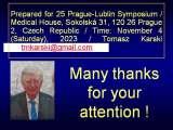 Praga / Prague /  November 2023 Lecture 3