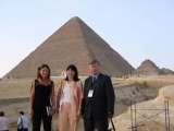 Cairo, December 2006. From left - Madam GOUIN, Dr. Jola Karska, Prof. T. Karski