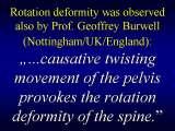 Presentation of biomechanical etiology of so-called idiopathic scoliosis on 58 Orthopaedic Congress in Cairo/Egypt, 4th -9th December 2006.