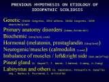 Presentation of biomechanical etiology of so-called idiopathic scoliosis on 58 Orthopaedic Congress in Cairo/Egypt, 4th -9th December 2006.