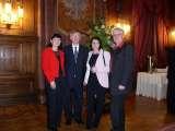 KARATE / Meeting in Ld / Poland /  31st March 2007. On the picture - from right Mr. J. ynka, Mrs. K. ynka, Prof. T. Karski, Dr. J. Karska.  KARATE is the best method for NEO-PROPHYLAXIS and CONSERVATIVE TREATMENT of SCOLIOSIS.