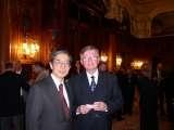 KARATE / Meeting in Ld / Poland /  31st March 2007. From left  - Ambassador of Japan in Poland - Ryuichi TANABE, Prof. T. Karski - Head of Orthopaedic and Rehabilitation Department of Medical University in Lublin (introducing Karate in prophylactics and therapy of so-called idiopatic scoliosis). KARATE is the best method for NEO-PROPHYLAXIS and CONSERVATIVE TREATMENT of SCOLIOSIS.