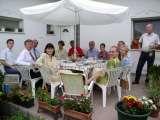 SZEGED / HUNGARY. Polish Team, Hungarian Team and Professor Georg Neff from Berlin in home of Professor Tamas Meszaros, June 2005. Picture taken during the Hungarian Orthopaedic Congress.