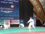 Lublin, 3th September 2006. Festival of Sport - Karate, Tai Chi Chuan, Tae-kwondo in the orthopaedic therapy. KARATE is the best method for NEO-PROPHYLAXIS and CONSERVATIVE TREATMENT of SCOLIOSIS.