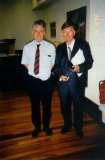 IRSSD Congress, Athens, 2002. Prof. Peter Dangerfield (left) and Prof. Tomasz Karski.