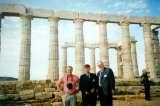 IRSSD Congress, Athens, 2002. From right - Prof. G. Burwell, Prof. T. Karski, Prof. P. Dangerfield.