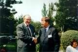 IRSSD Congress, Athens, 2002. Prof. G. Burwell (left) and Prof. T. Karski.