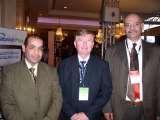 Cairo / Egypt, World Orthop. Congress, 4th - 9th December 2006. From left - Prof. Mohamed Alameldeen, Prof. T. Karski, Prof. Gamal Hosny - Secretary General of the Congress in Cairo. 