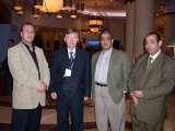 Cairo / Egypt, World Orthop. Congress, 4th - 9th December 2006. The socond from the right - Prof. Abdelmohsen Arafa - Secretary General of the Egyptian Orthopaedic Association, on right Prof. Mohamed Alameldeen from Sohag University, on the left 
